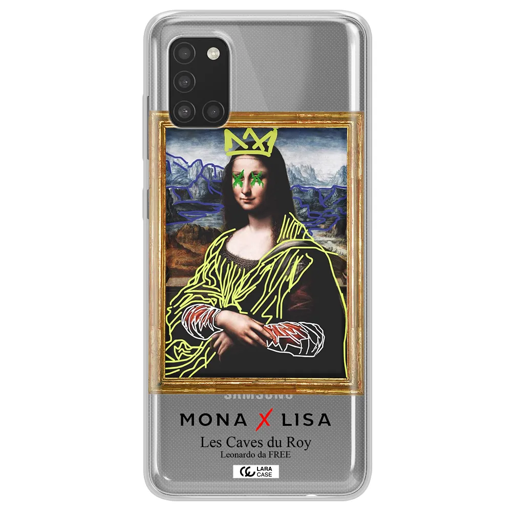 Monalisa Pop Art Samsung A31 Clear TPU Case
