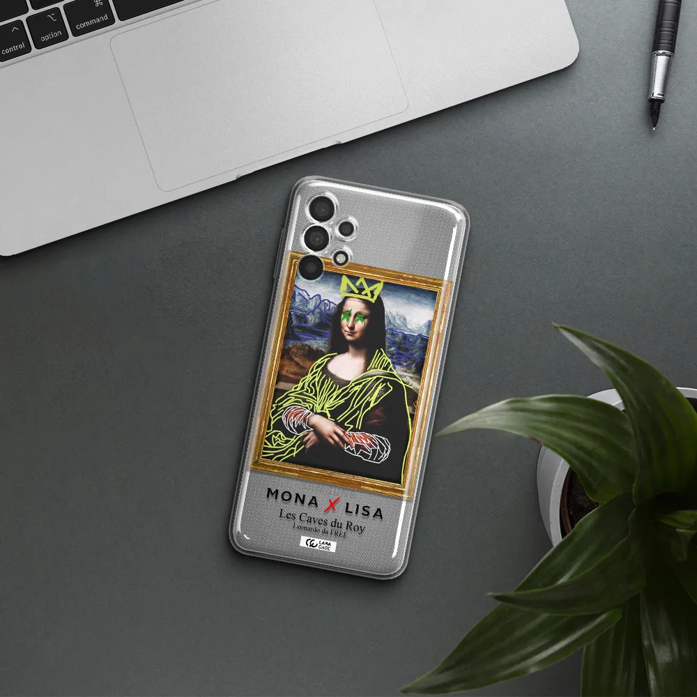 Monalisa Pop Art Samsung A32 Clear TPU Case