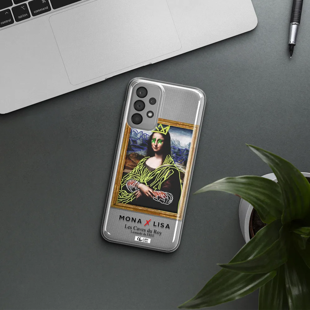 Monalisa Pop Art Samsung A33 Clear TPU Case