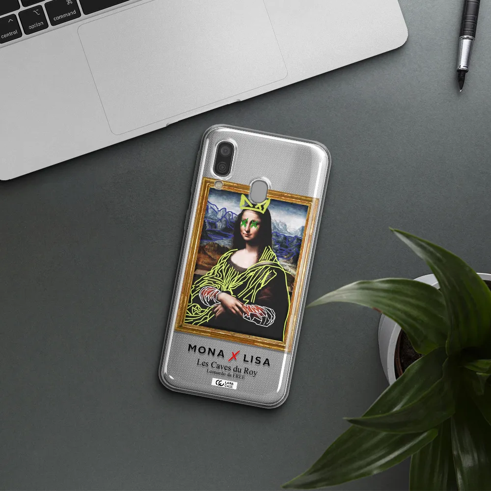 Monalisa Pop Art Samsung A40 Clear TPU Case