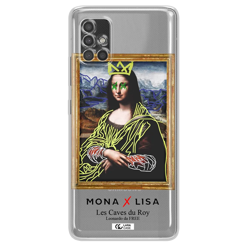 Monalisa Pop Art Samsung A40S Clear Tpu Case