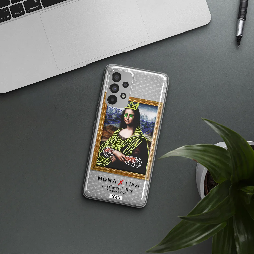 Monalisa Pop Art Samsung A53 Clear TPU Case