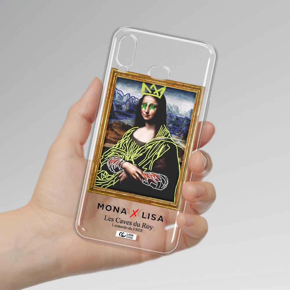 Monalisa Pop Art Samsung A6S Clear TPU Case