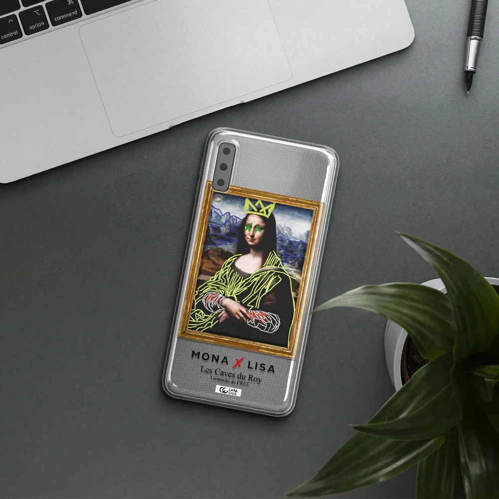 Monalisa Pop Art Samsung A7 2018 Clear TPU Case