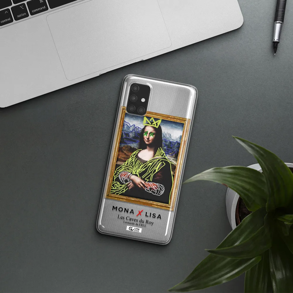 Monalisa Pop Art Samsung A71 Clear TPU Case