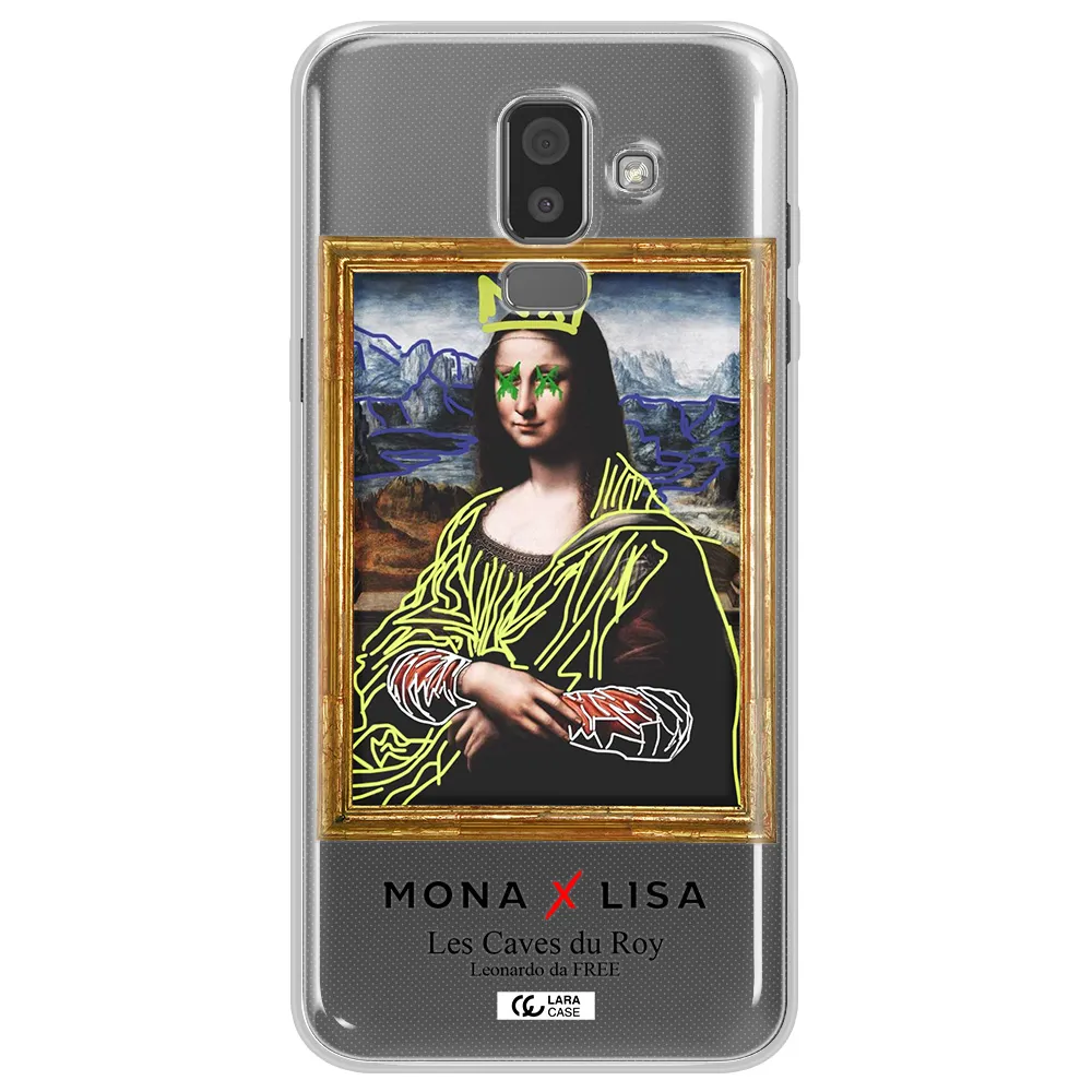 Monalisa Pop Art Samsung J8 Clear TPU Case