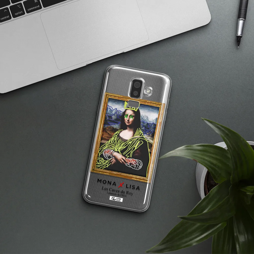 Monalisa Pop Art Samsung J8 Clear TPU Case