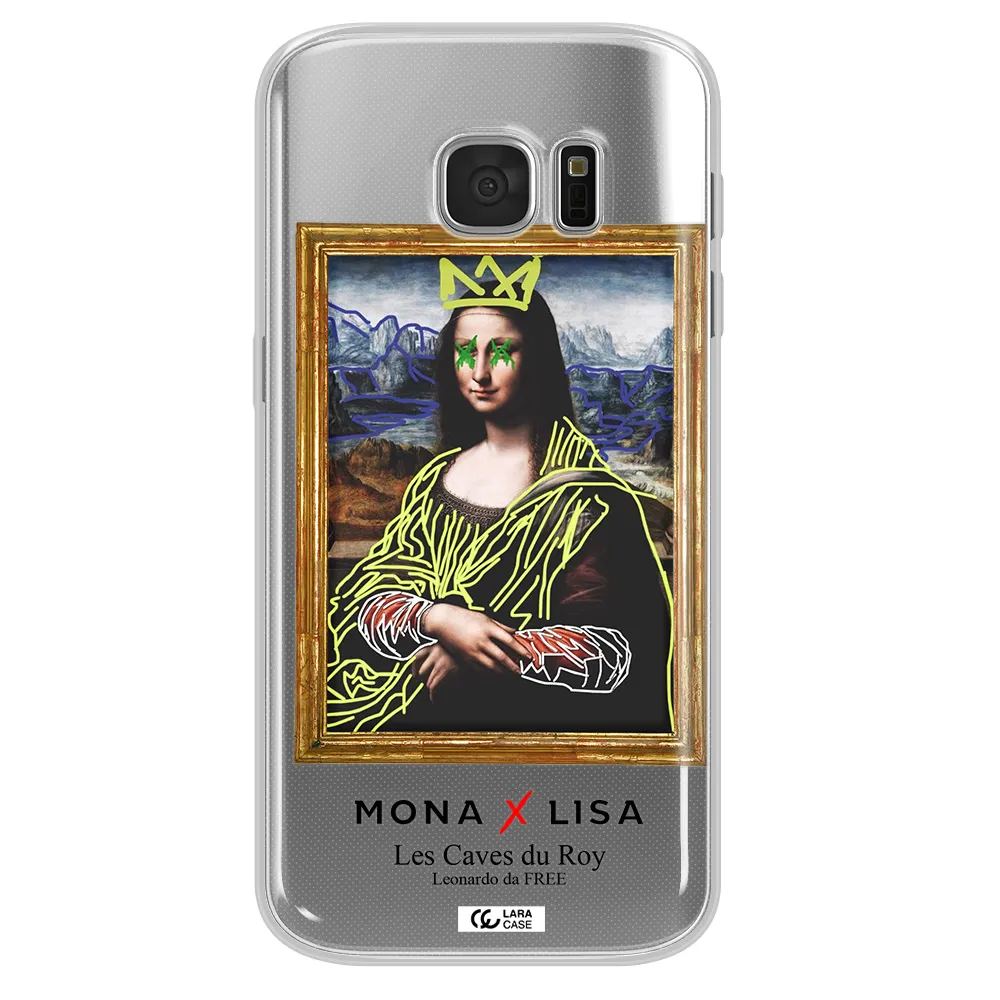 Monalisa Pop Art Samsung S 7 Clear TPU Case