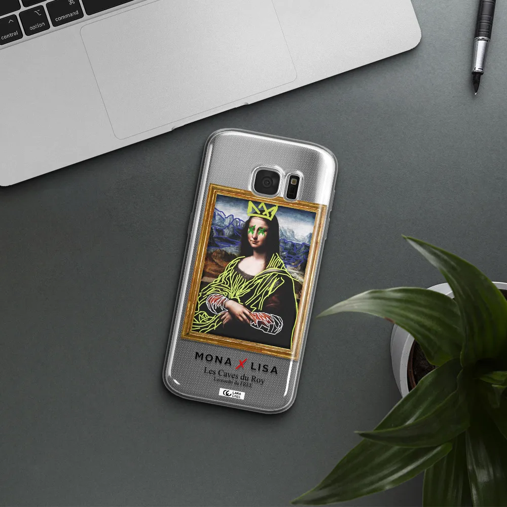 Monalisa Pop Art Samsung S 7 Clear TPU Case
