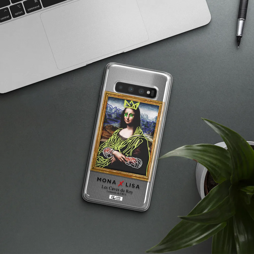 Monalisa Pop Art Samsung S10 Plus Clear TPU Case