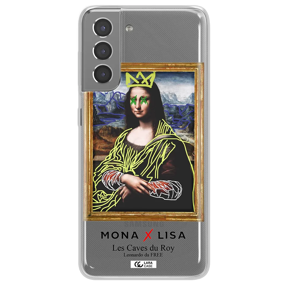 Monalisa Pop Art Samsung S21 Plus Clear TPU Case