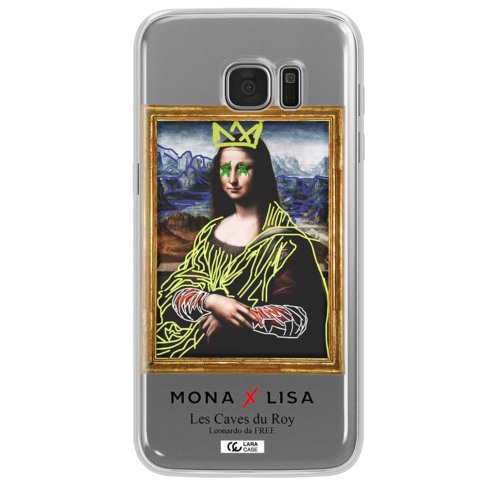 Monalisa Pop Art Samsung S7 Edge Clear TPU Case