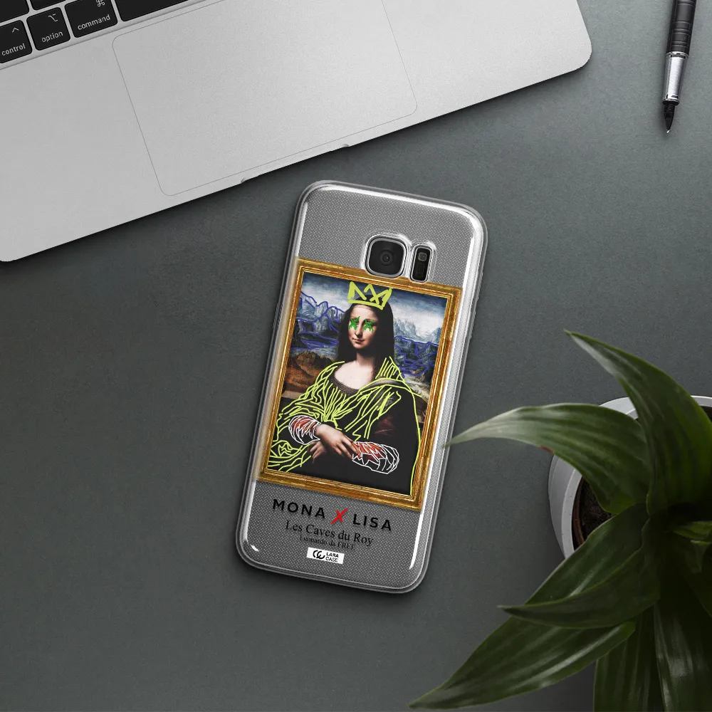 Monalisa Pop Art Samsung S7 Edge Clear TPU Case
