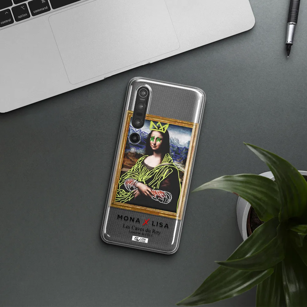 Monalisa Pop Art Xiaomi Mi 10 Pro Clear TPU Case