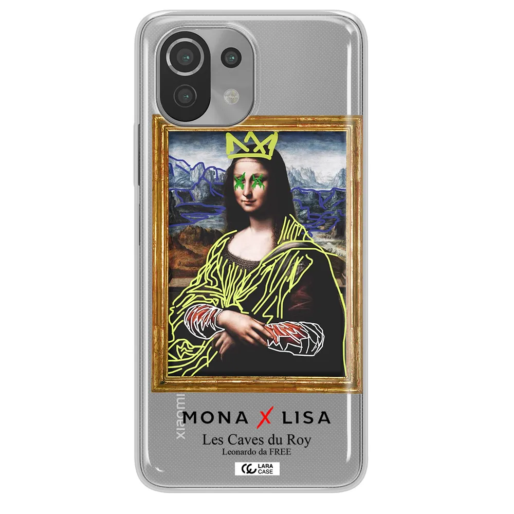 Monalisa Pop Art Xiaomi Mi 11 Lite Clear TPU Case
