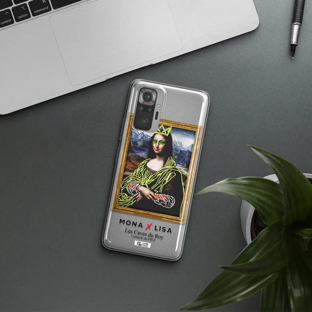 Monalisa Pop Art Xiaomi Note 10 Pro Clear TPU Case