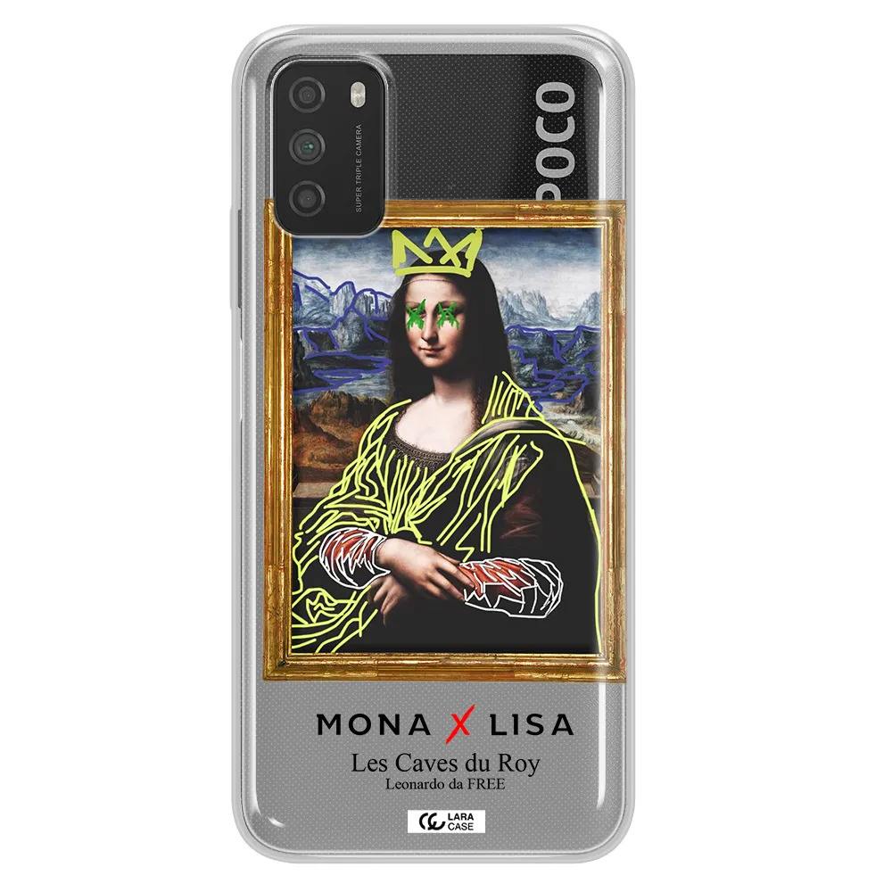 Monalisa Pop Art Xiaomi Poco M3 Clear TPU Case