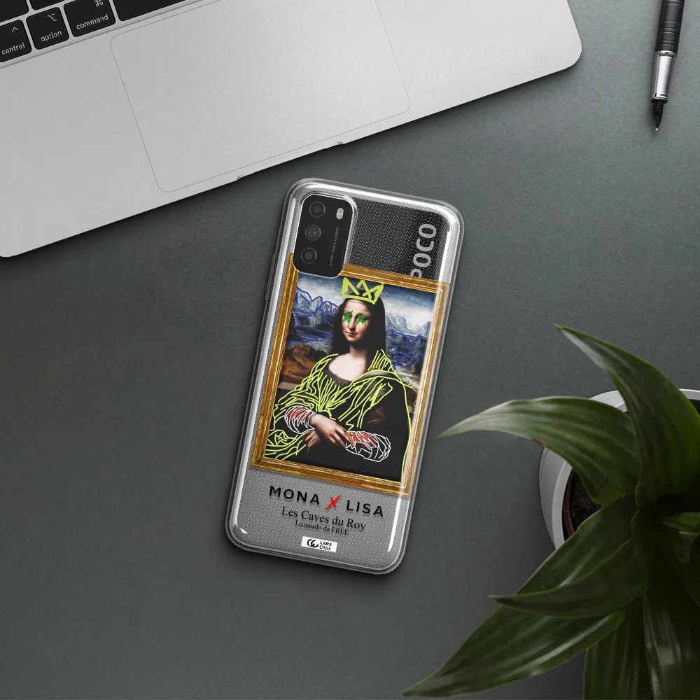 Monalisa Pop Art Xiaomi Poco M3 Clear TPU Case