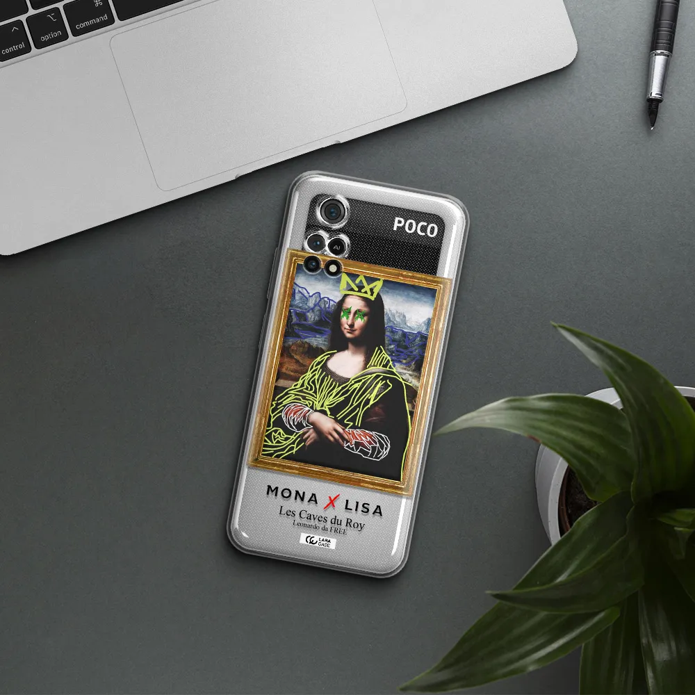 Monalisa Pop Art Xiaomi Poco M4 Pro 4G Clear Tpu Case