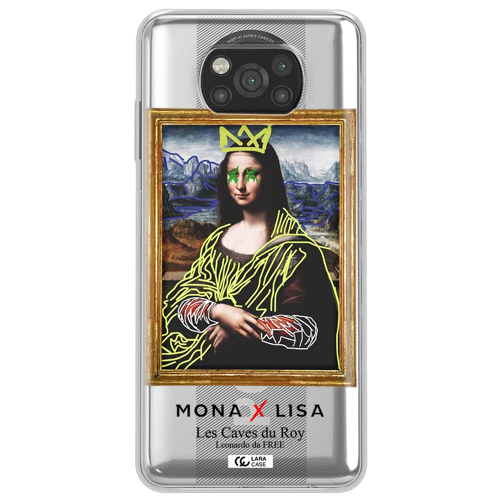 Monalisa Pop Art Xiaomi Poco X3 Clear TPU Case