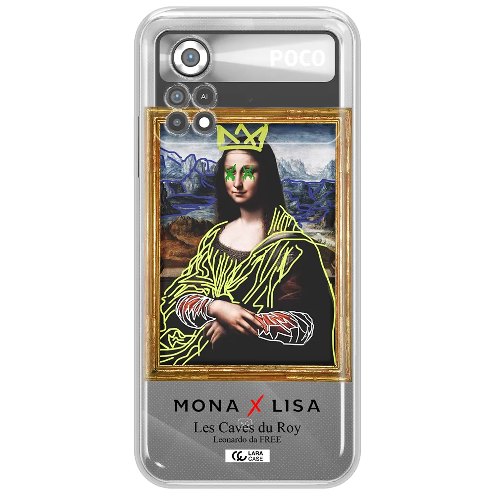 Monalisa Pop Art Xiaomi Poco X4 Pro Clear TPU Case