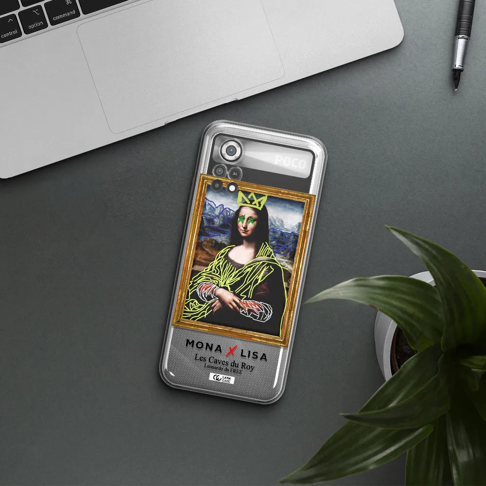Monalisa Pop Art Xiaomi Poco X4 Pro Clear TPU Case