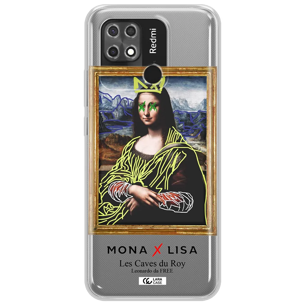 Monalisa Pop Art Xiaomi Redmi 10C Clear TPU Case