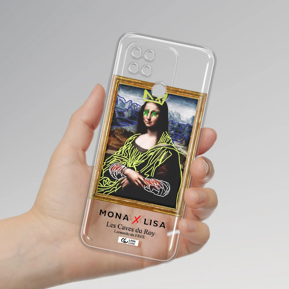 Monalisa Pop Art Xiaomi Redmi 10C Clear TPU Case