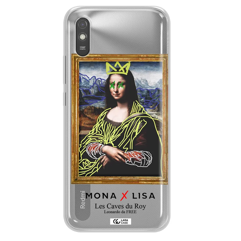 Monalisa Pop Art Xiaomi Redmi 9A Clear TPU Case