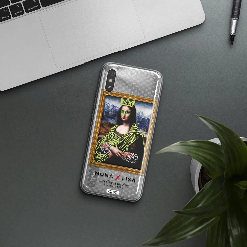 Monalisa Pop Art Xiaomi Redmi 9A Clear TPU Case