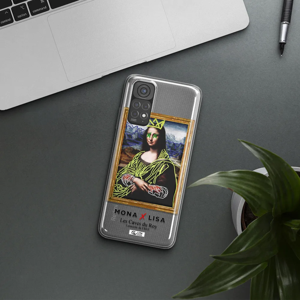 Monalisa Pop Art Xiaomi Redmi Note 11 Clear TPU Case