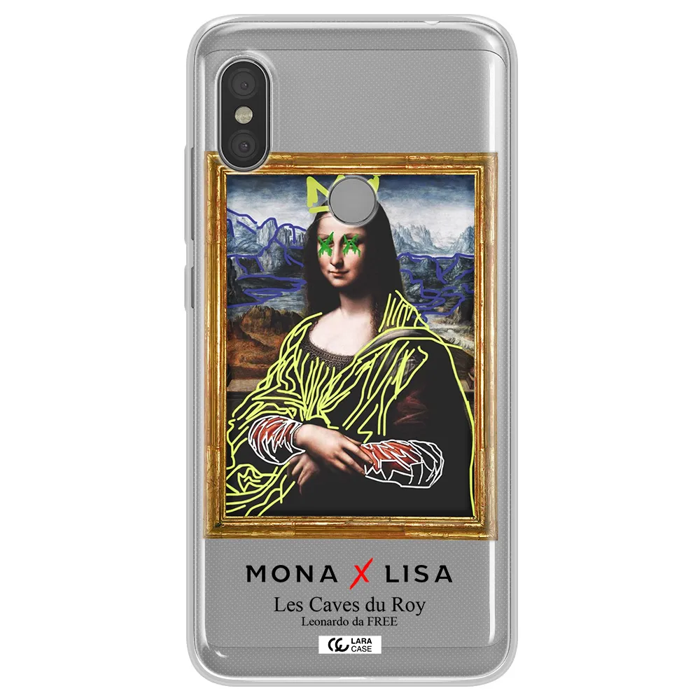 Monalisa Pop Art Xiaomi Redmi Note 6 Pro Clear TPU Case