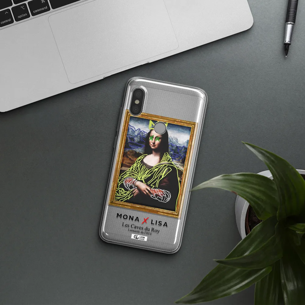 Monalisa Pop Art Xiaomi Redmi Note 6 Pro Clear TPU Case