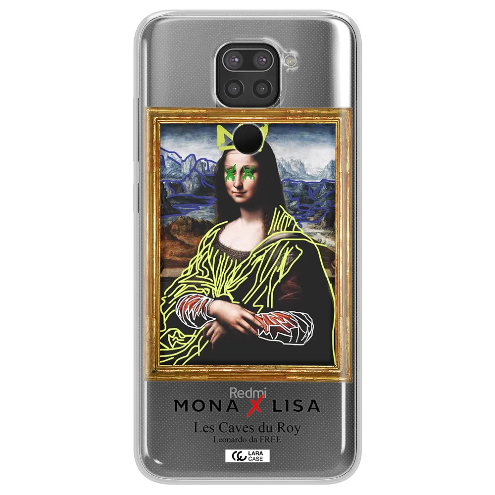 Monalisa Pop Art Xiaomi Redmi Note 9 Clear TPU Case