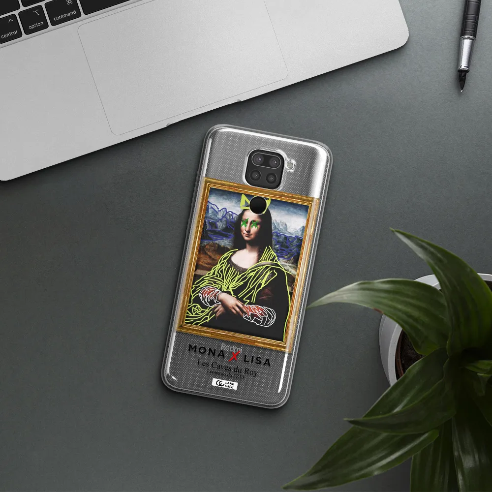 Monalisa Pop Art Xiaomi Redmi Note 9 Clear TPU Case