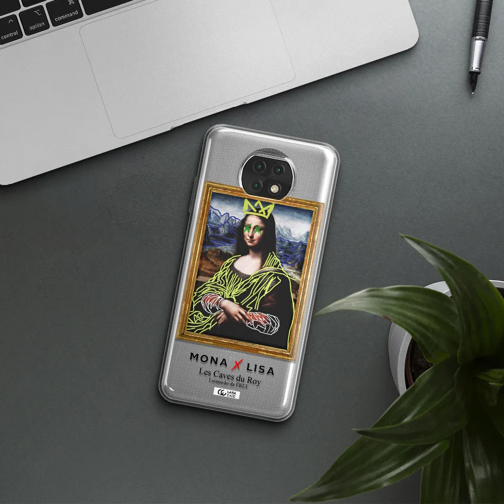 Monalisa Pop Art Xiaomi Redmi Note 9T Clear Tpu Case