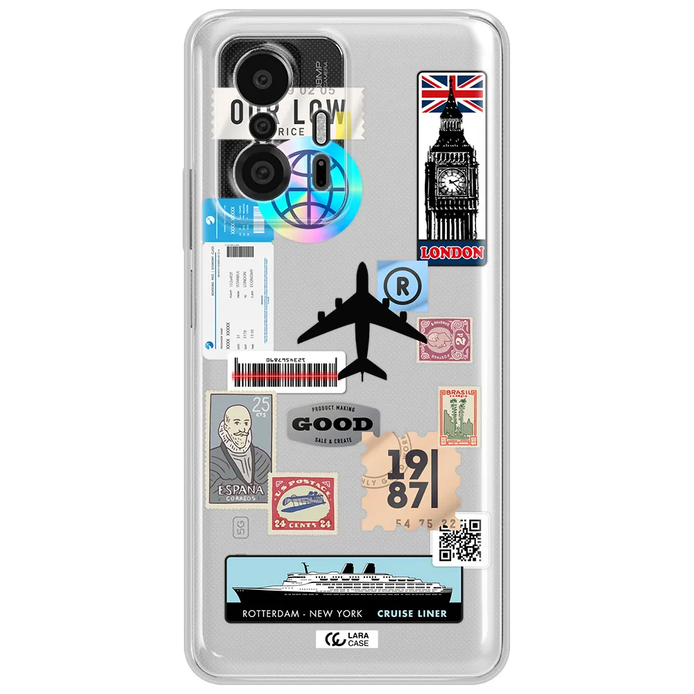 Stamp Stickers Xiaomi 11T Pro Clear Tpu Case