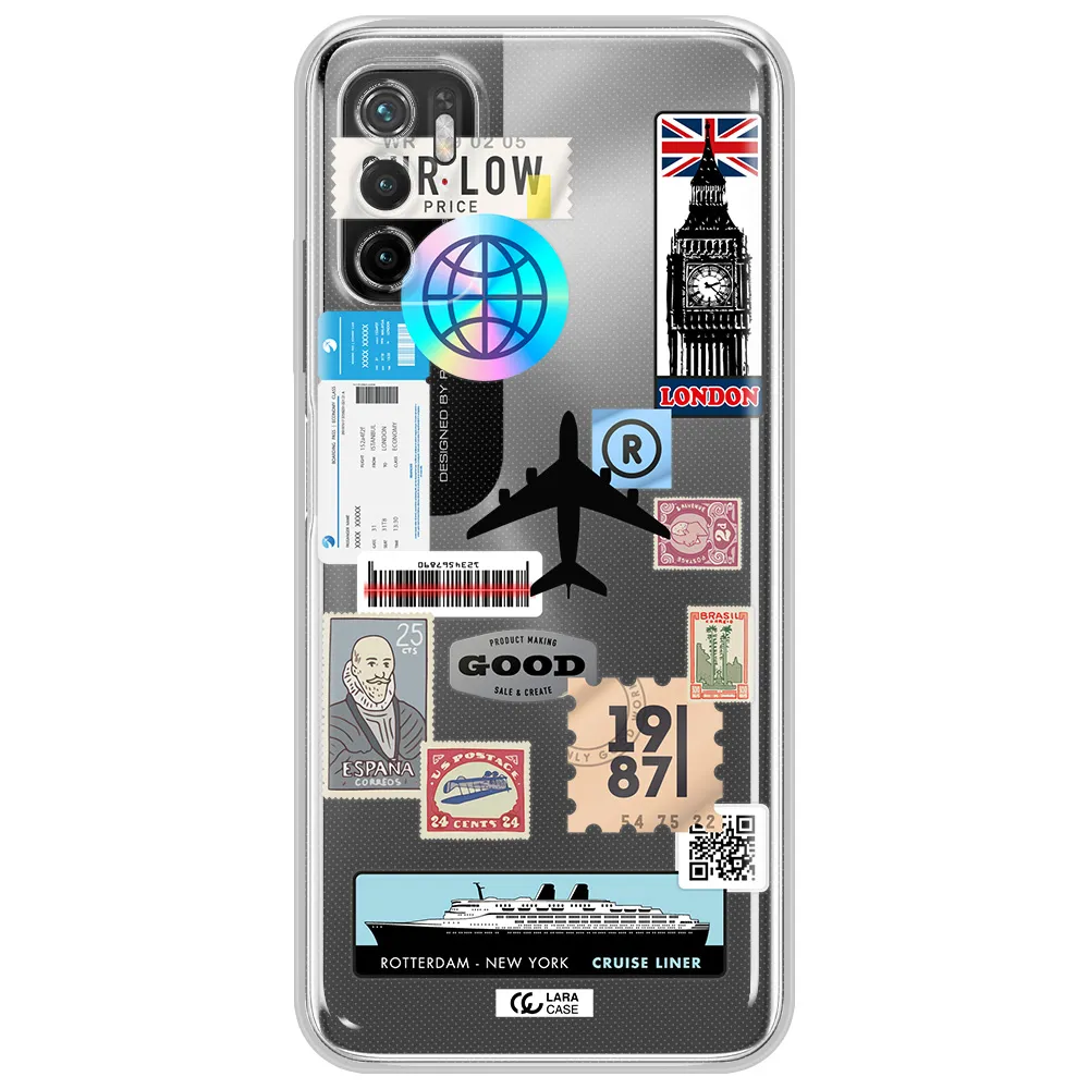 Stamp Stickers Xiaomi Poco M3 Pro Clear Tpu Case
