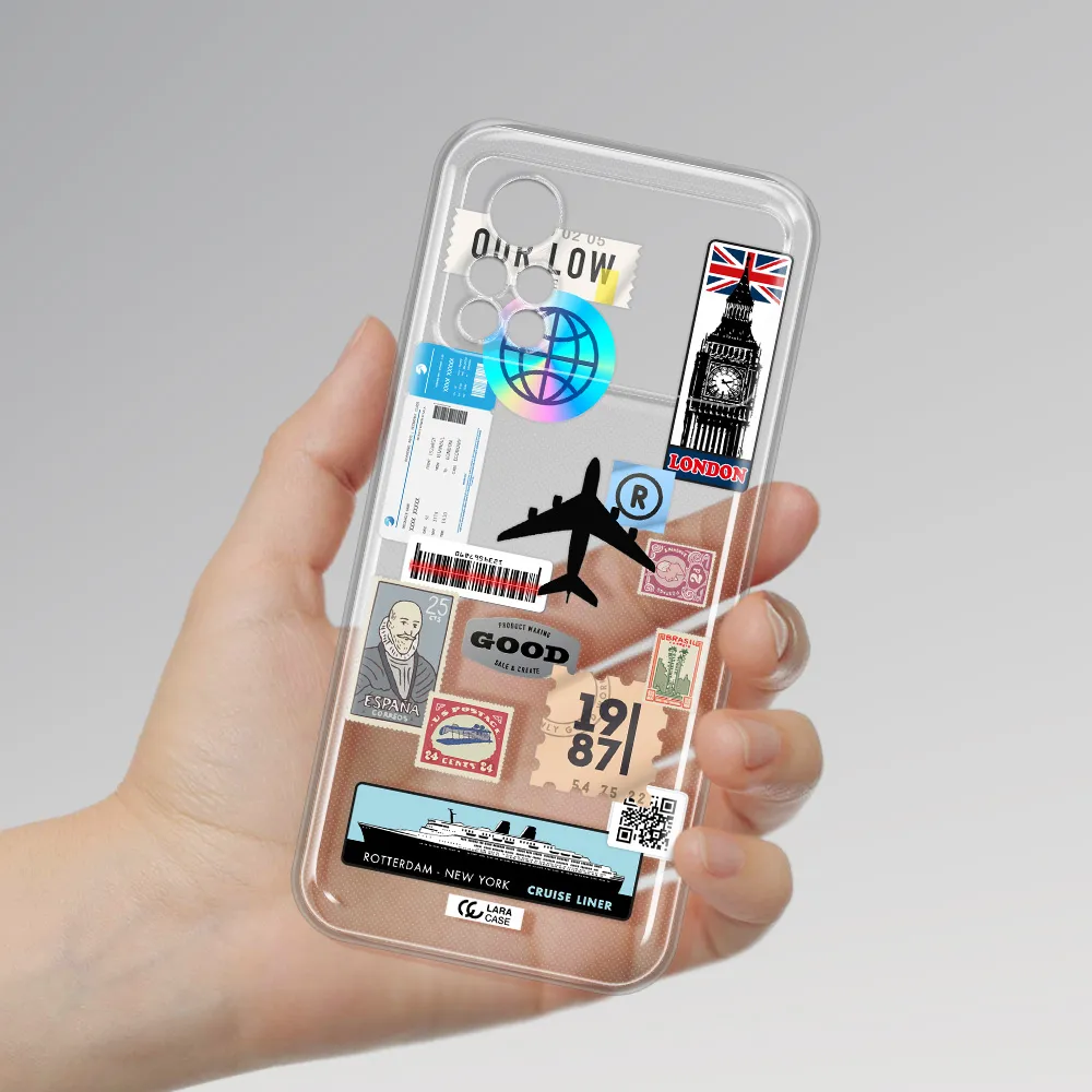 Stamp Stickers Xiaomi Poco X4 Pro Clear TPU Case