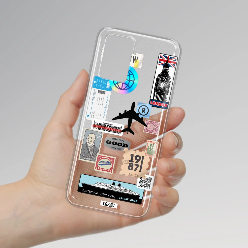 Stamp Stickers Xiaomi Redmi 10 Clear TPU Case