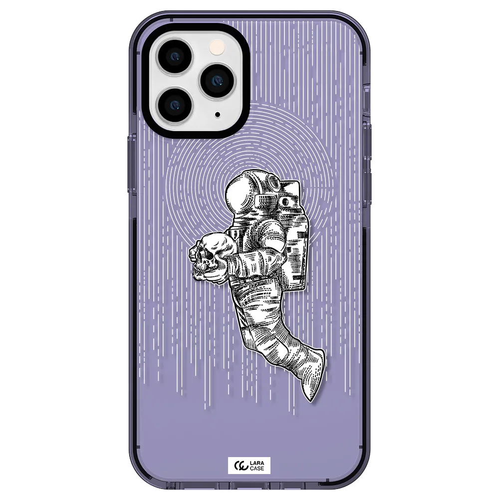 Astronaut Holding A Skull Apple iPhone 11 pro max impact Lilac Case