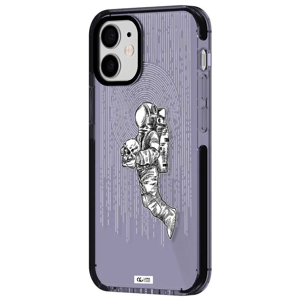 Astronaut Holding A Skull Apple iPhone 12 mini impact Lilac Case