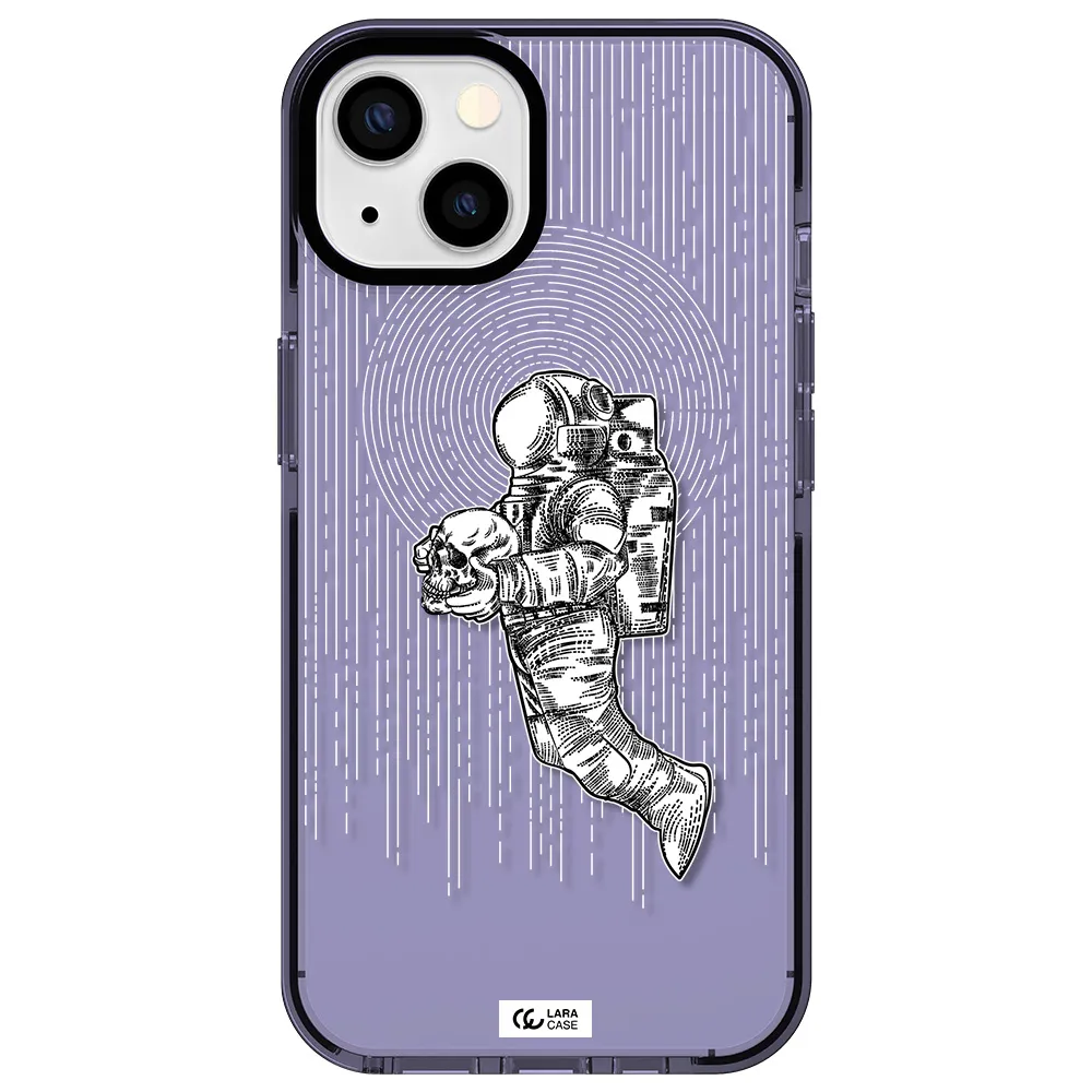 Astronaut Holding A Skull Apple iPhone 13 impact Lilac Case