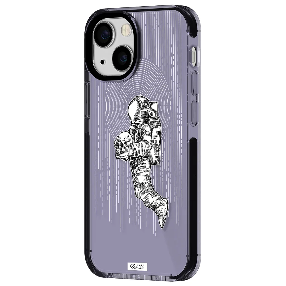 Astronaut Holding A Skull Apple iPhone 13 mini impact Lilac Case