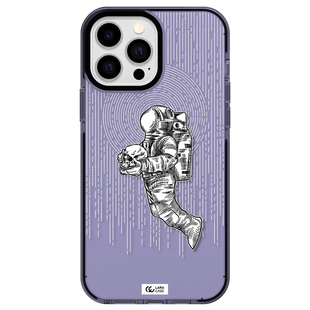 Astronaut Holding A Skull Apple iPhone 13 Pro Max impact Lilac Case