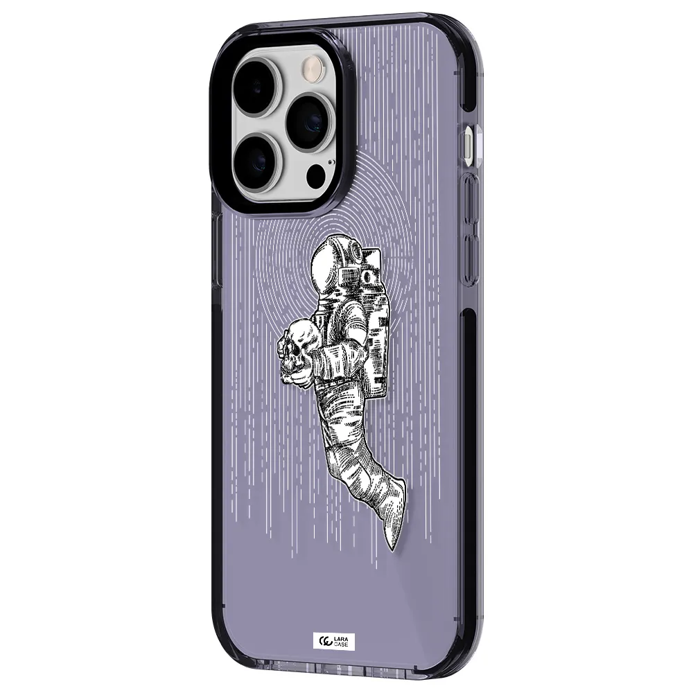 Astronaut Holding A Skull Apple iPhone 15 Pro Max impact Lilac Case