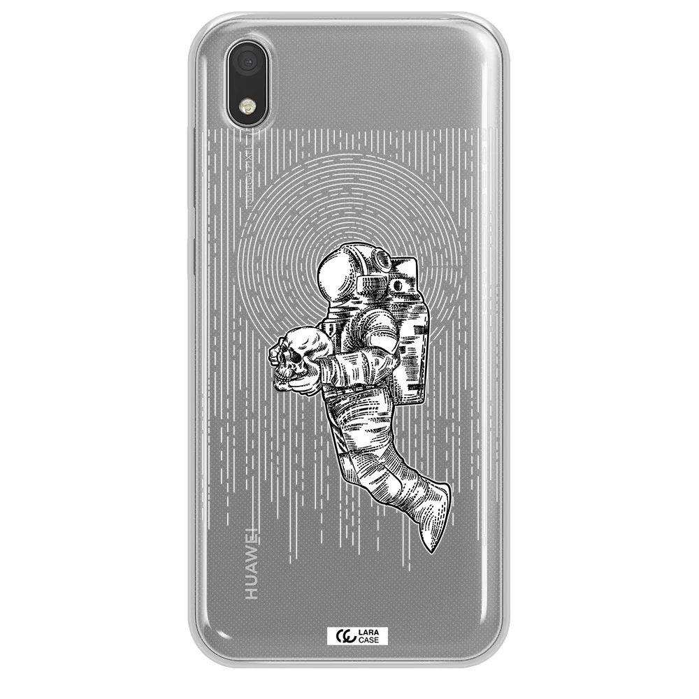 Astronaut Holding A Skull Huawei Honor 8S Clear TPU Case
