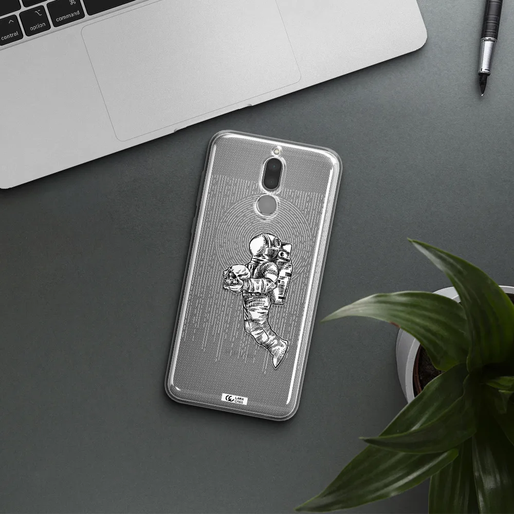 Astronaut Holding A Skull Huawei Mate 10 Lite Clear TPU Case