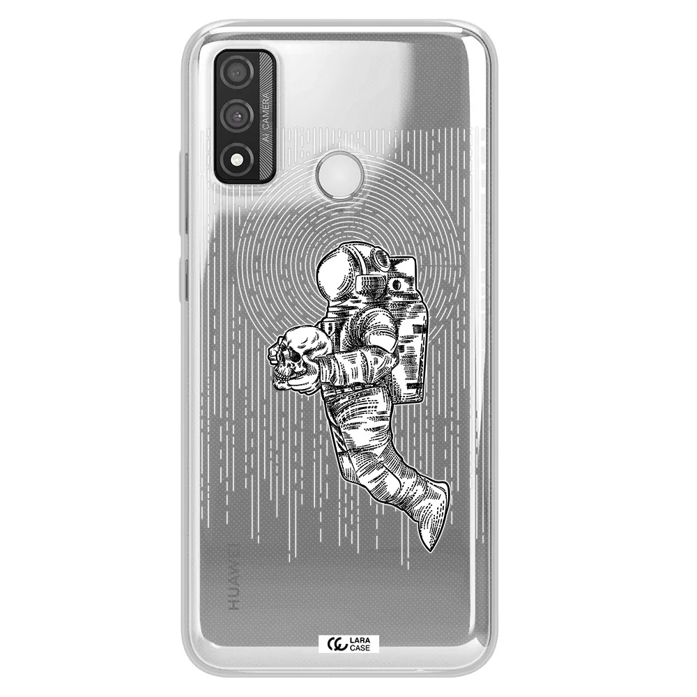 Astronaut Holding A Skull Huawei P Smart 2020 Clear TPU Case