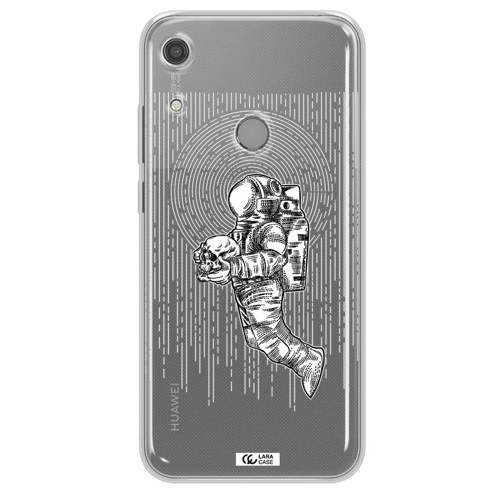 Astronaut Holding A Skull Huawei Y6S Clear TPU Case